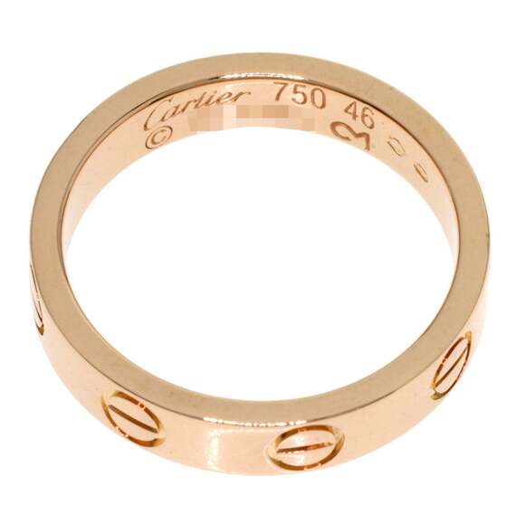 CARTIER 18k Gold Love Ring #46 - Picture 4 of 6